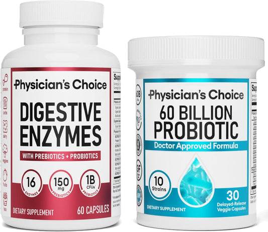 NEXORA™  - DIGESTIVE ENZYMES 60CT + 60B PROBIOTIC 30CT